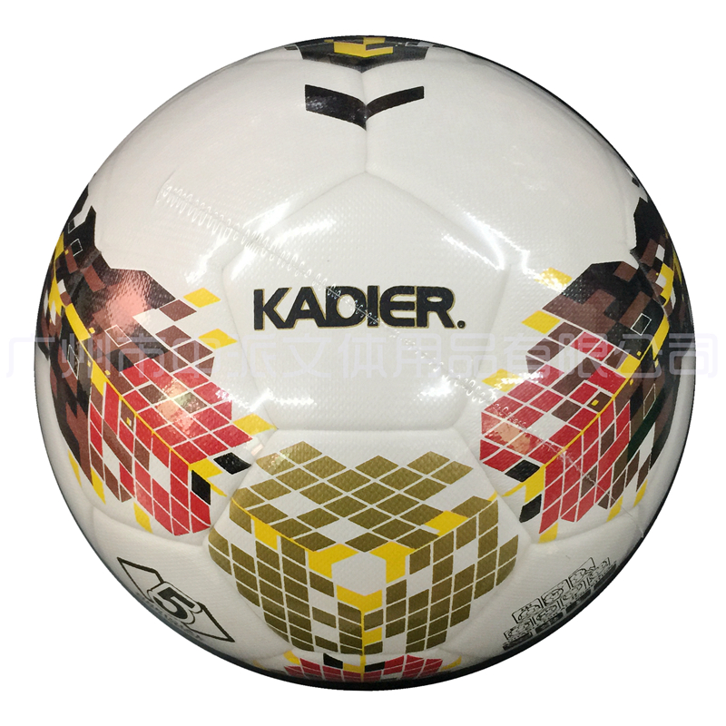 KDR-5018 卡迪尔高档手贴5# PU足球  KADIER 5# PU (Hand-Pieced)Football